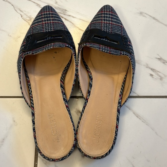 J. Crew tweed mules size 6 - Picture 3 of 5